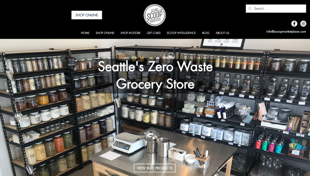Scoop Marketplace Home Page