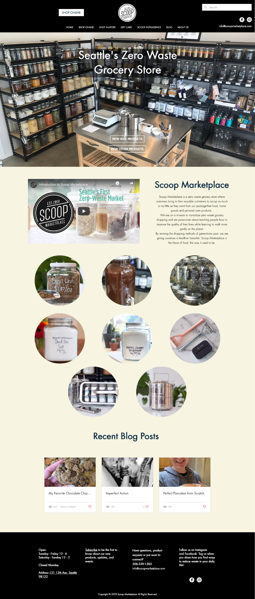 Scoop Marketplace Homepage
